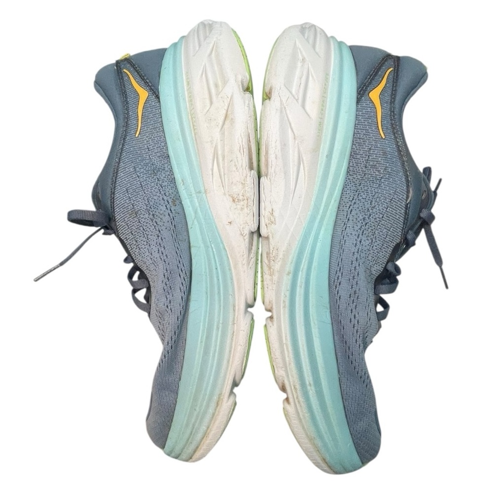 Hoka One One Bondi 8 Real Teal Shadow Mens Blue Size 11 Running Shoes - Picture 13 of 16